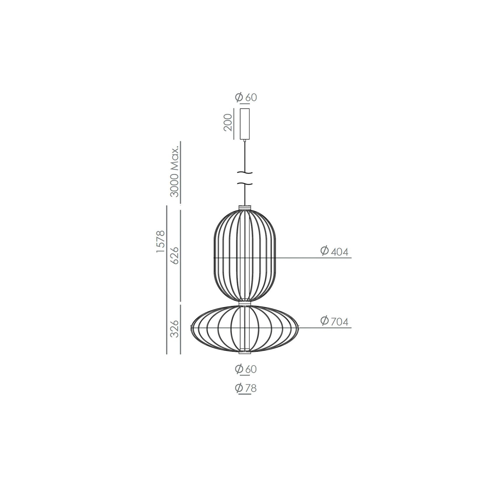 Pepo Brass Pendant Light gallery detail image