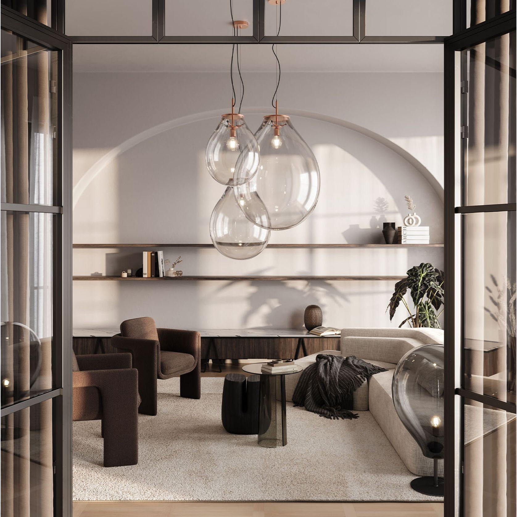 Tim Copper Pendant Light gallery detail image