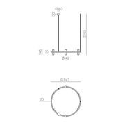 Tura 12lt Pendant Light gallery detail image