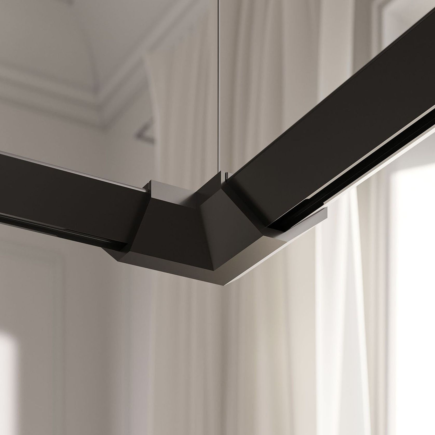 Turn It Rectangle Pendant Light gallery detail image