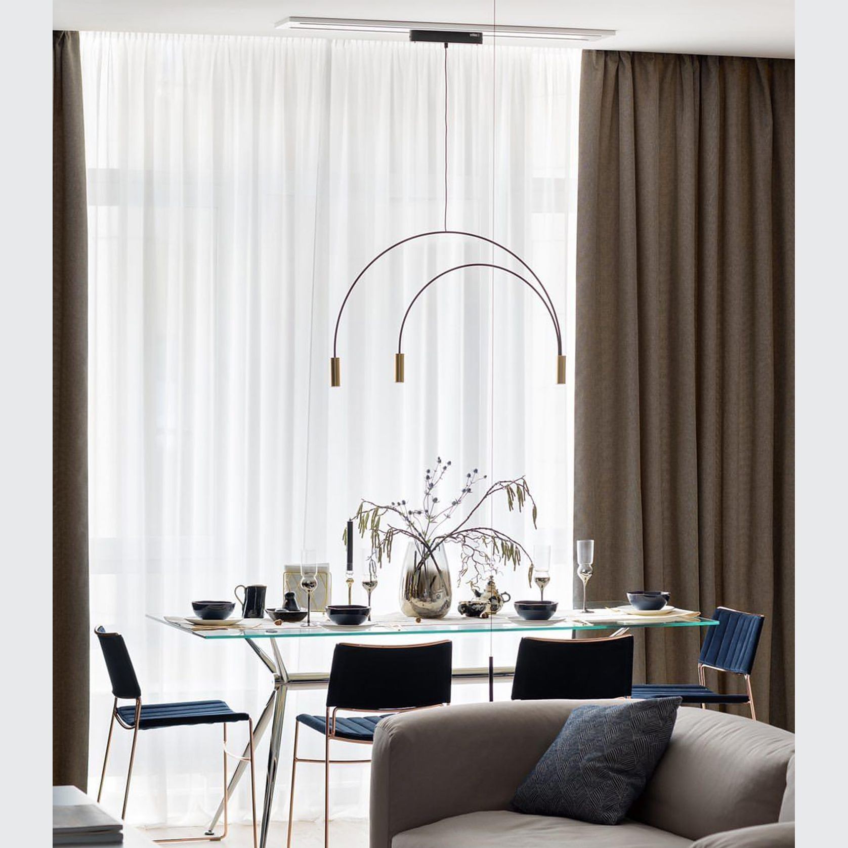 Volta 3lt Pendant Light gallery detail image