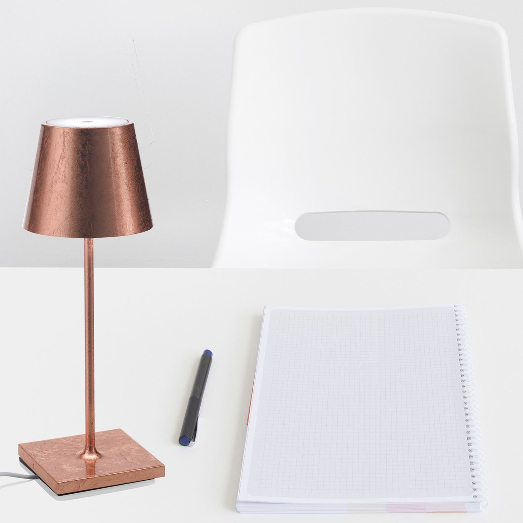 Poldina Mini Metallic Table Lamp gallery detail image