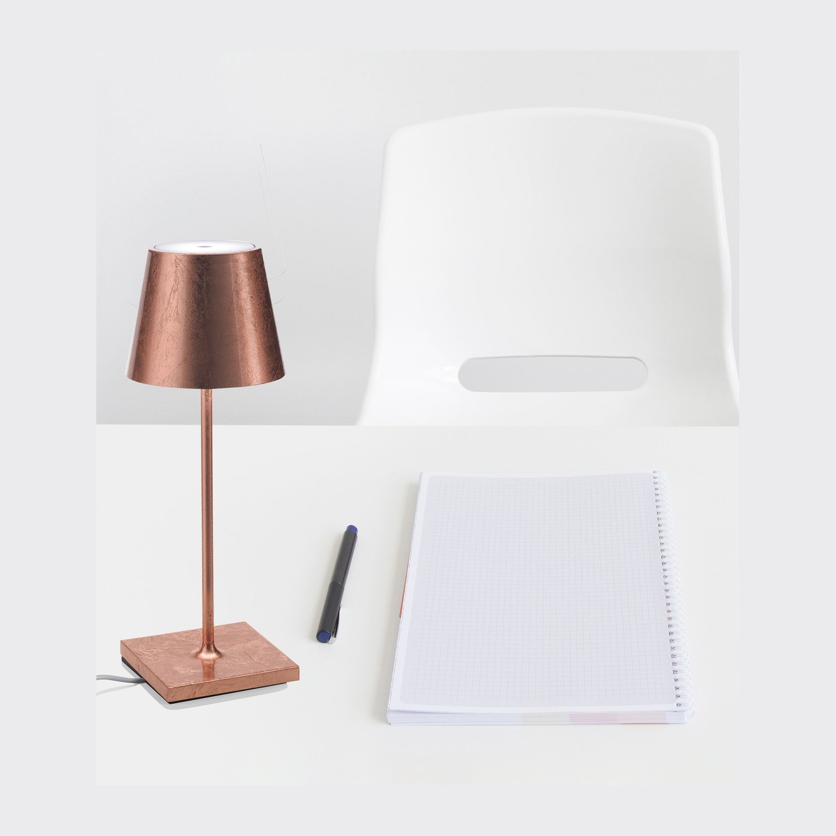 Poldina Mini Metallic Table Lamp gallery detail image