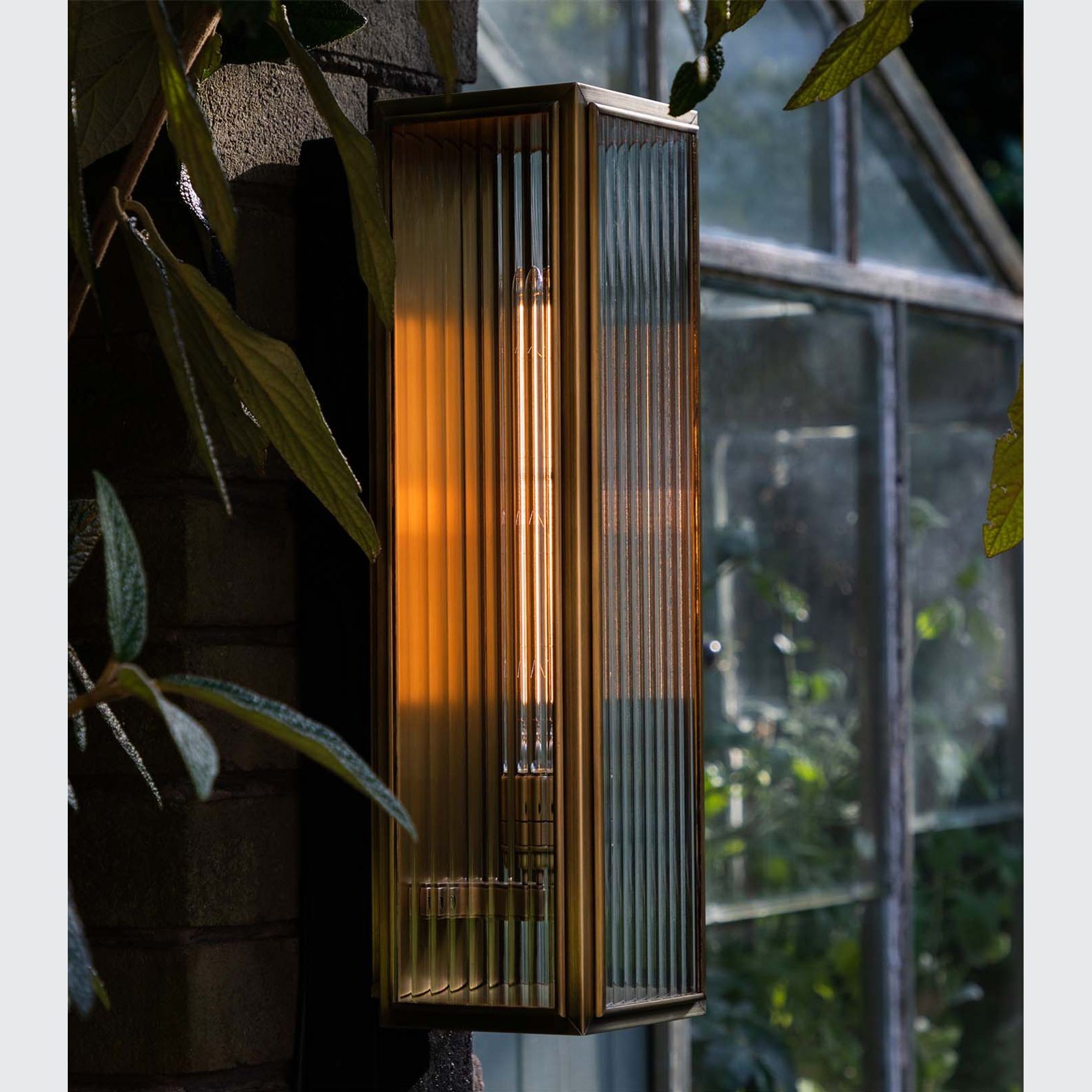 Ash Reeded Wall Light gallery detail image