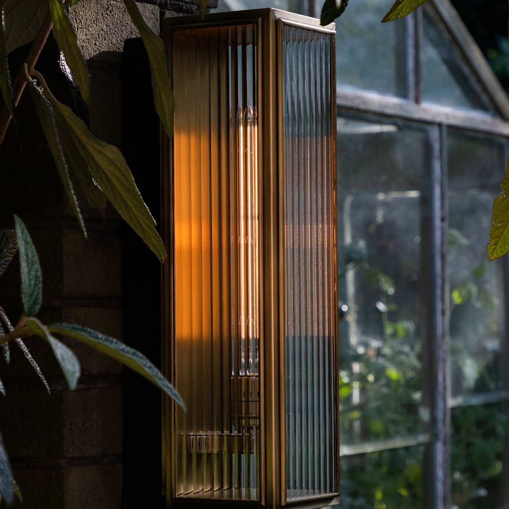 Ash Reeded Wall Light gallery detail image