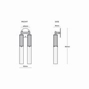 Flume Double Wall Light gallery detail image