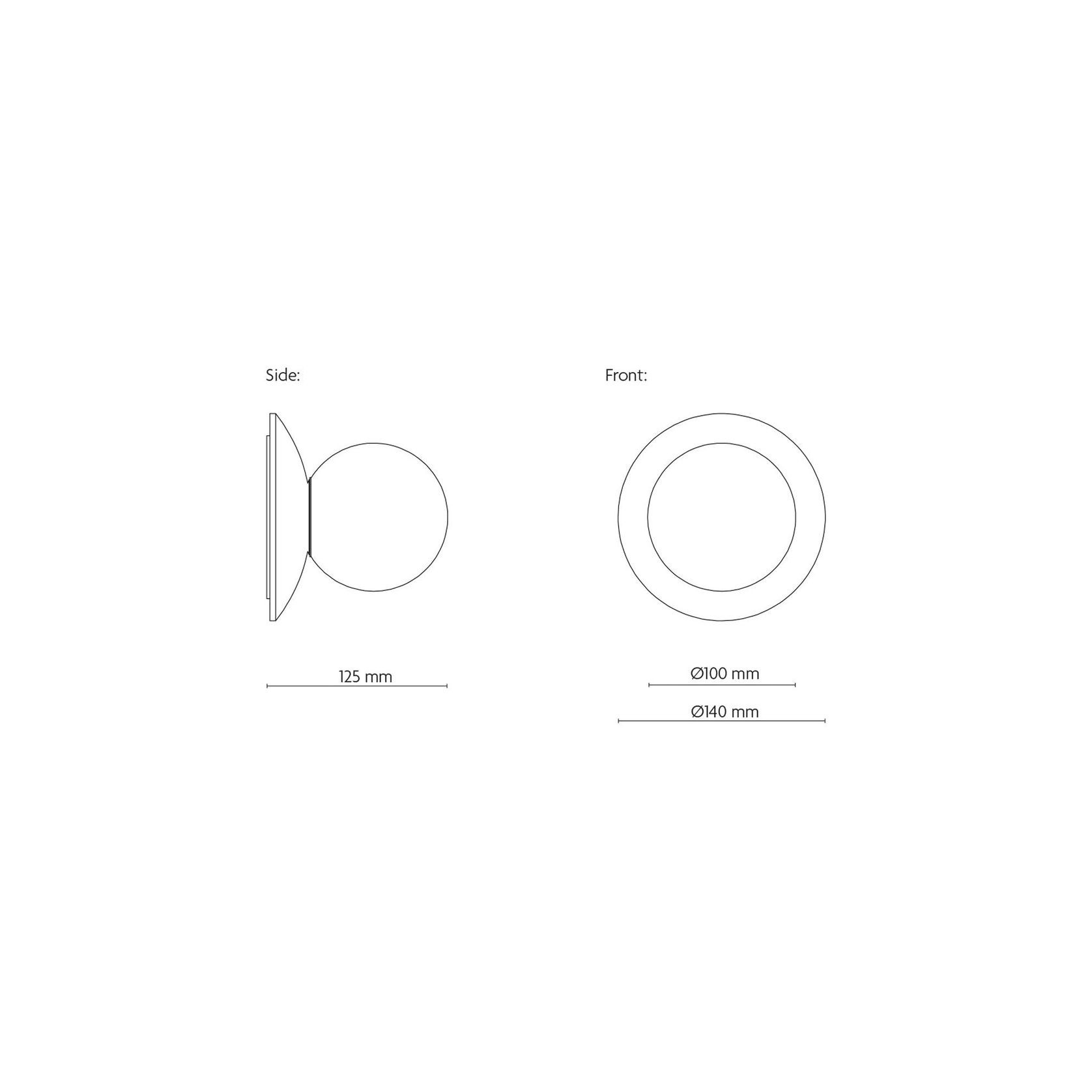 Orbit Stone Wall Light gallery detail image