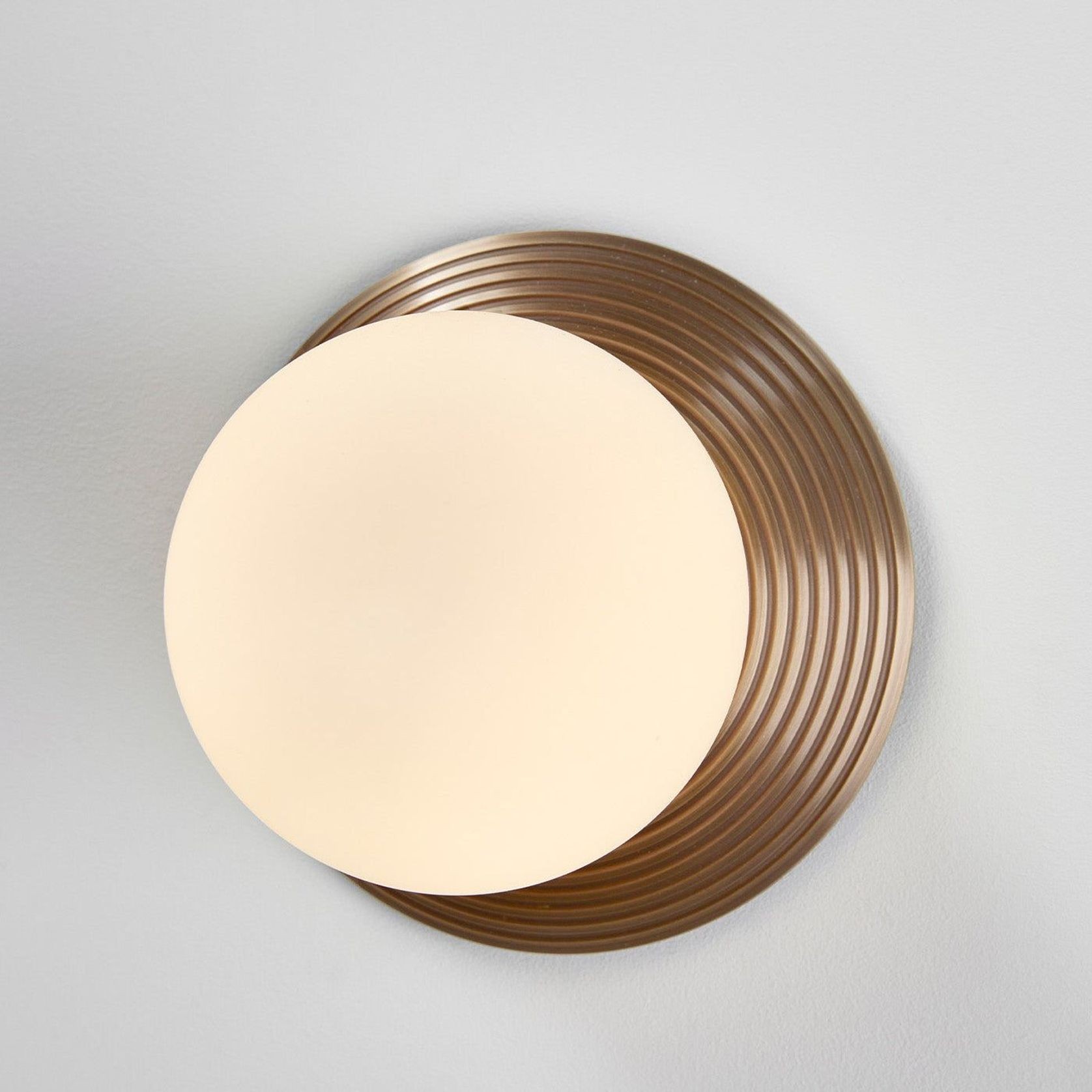 Orbit Brass Wall Light gallery detail image