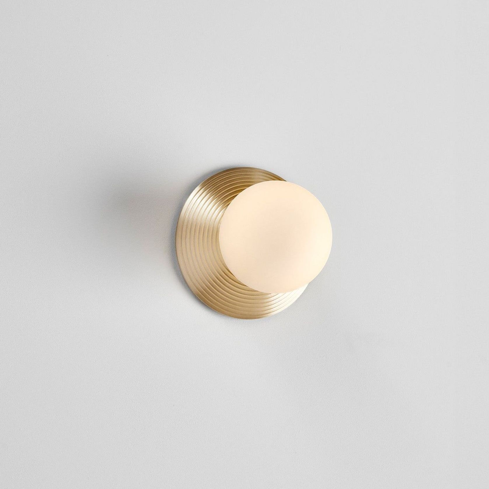 Orbit Brass Wall Light gallery detail image