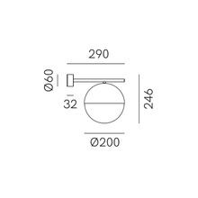 Sfera Wall Light gallery detail image