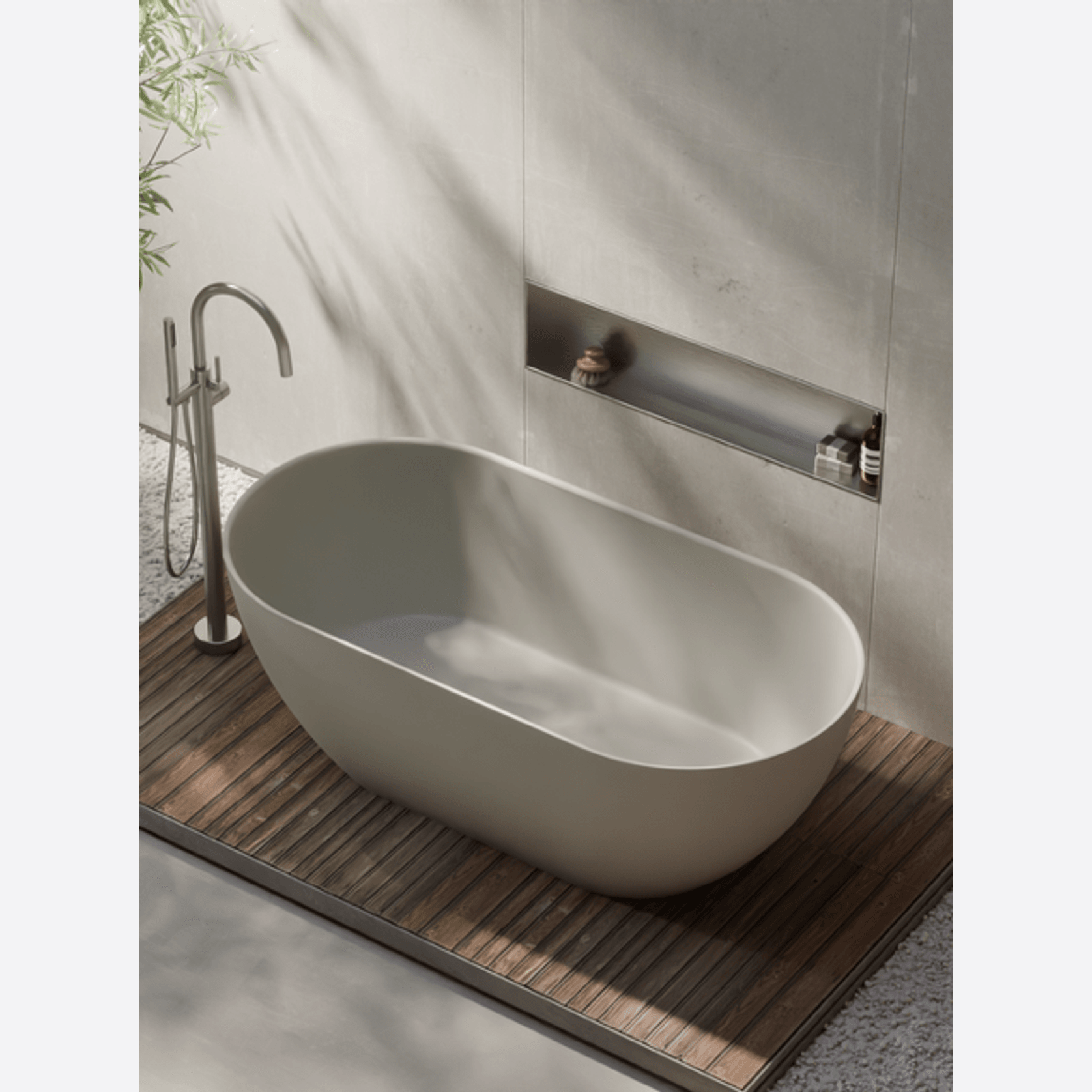 Villastone Halo 1500 Freestanding Bath gallery detail image