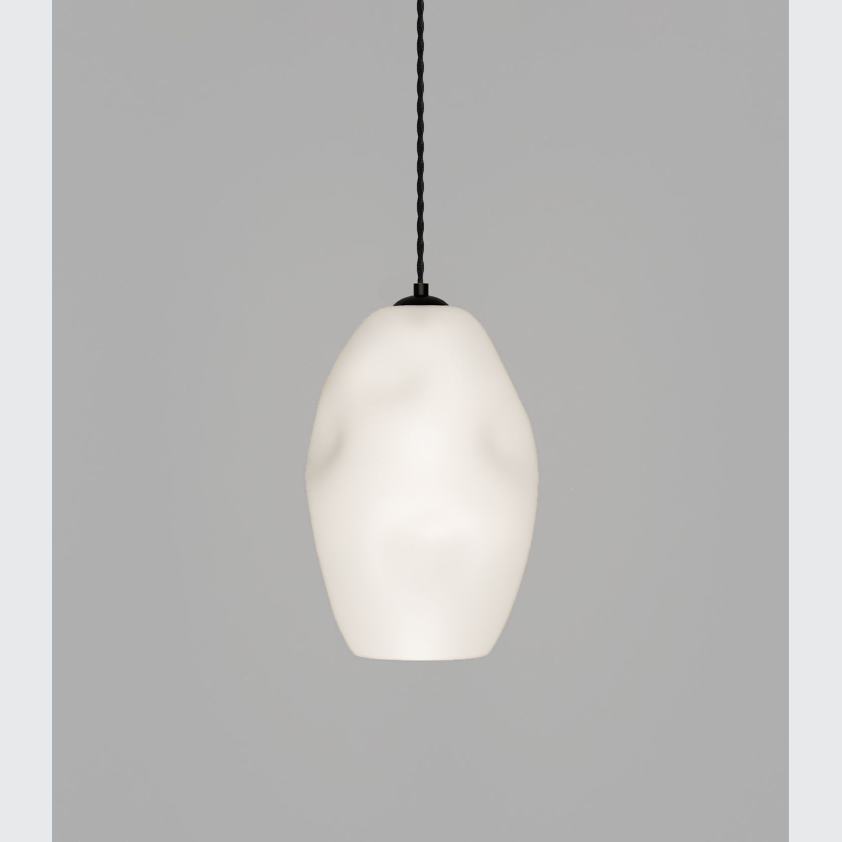Organic White Pendant Light gallery detail image