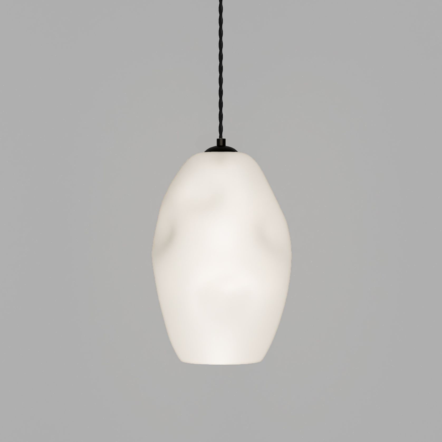 Organic White Pendant Light gallery detail image