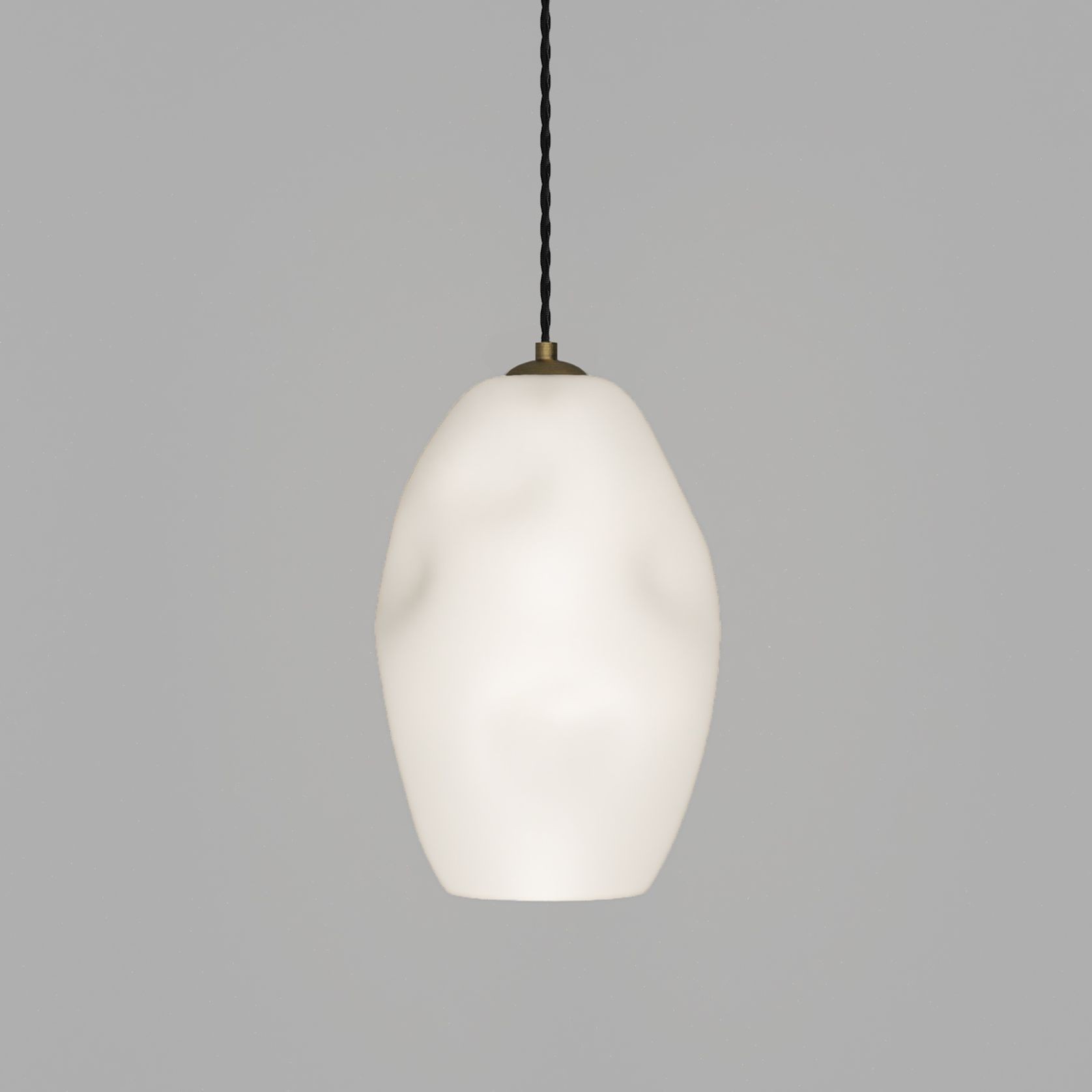 Organic White Pendant Light gallery detail image