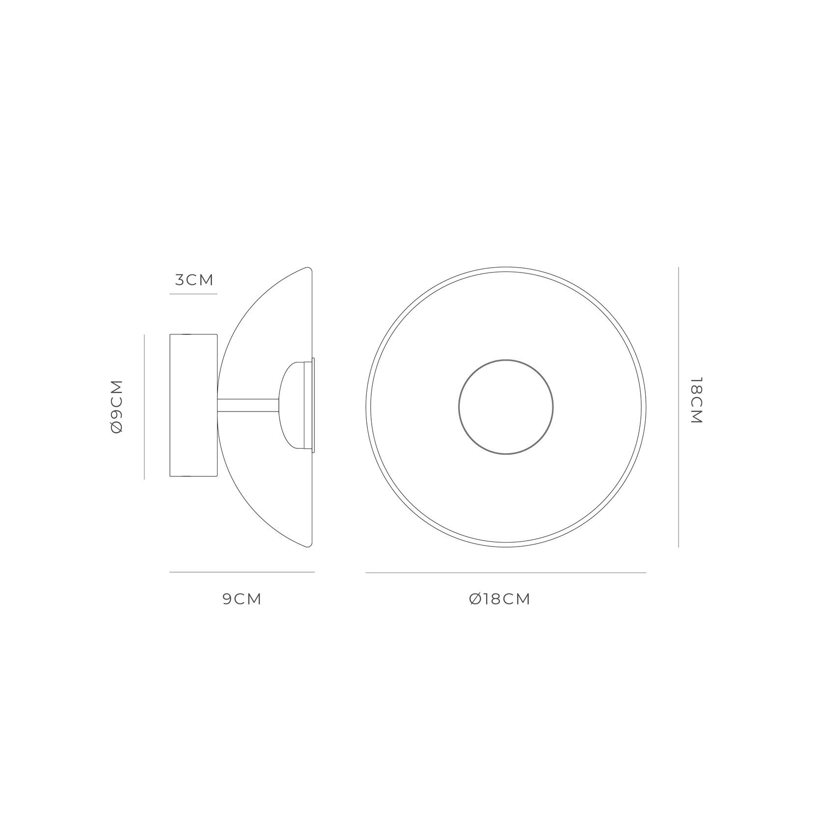 Dome Air Wall Light gallery detail image