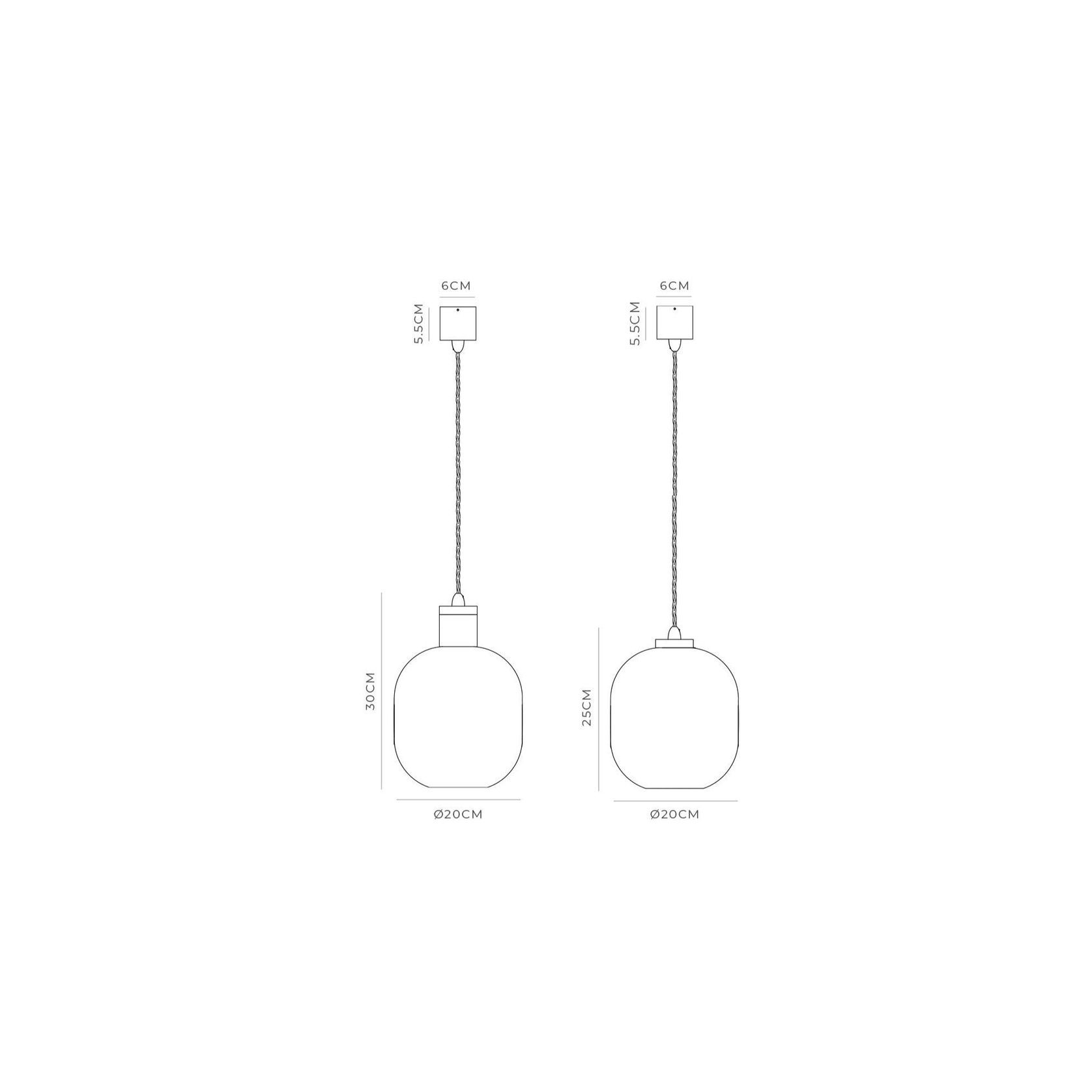 Parlour Curve Pendant Light gallery detail image