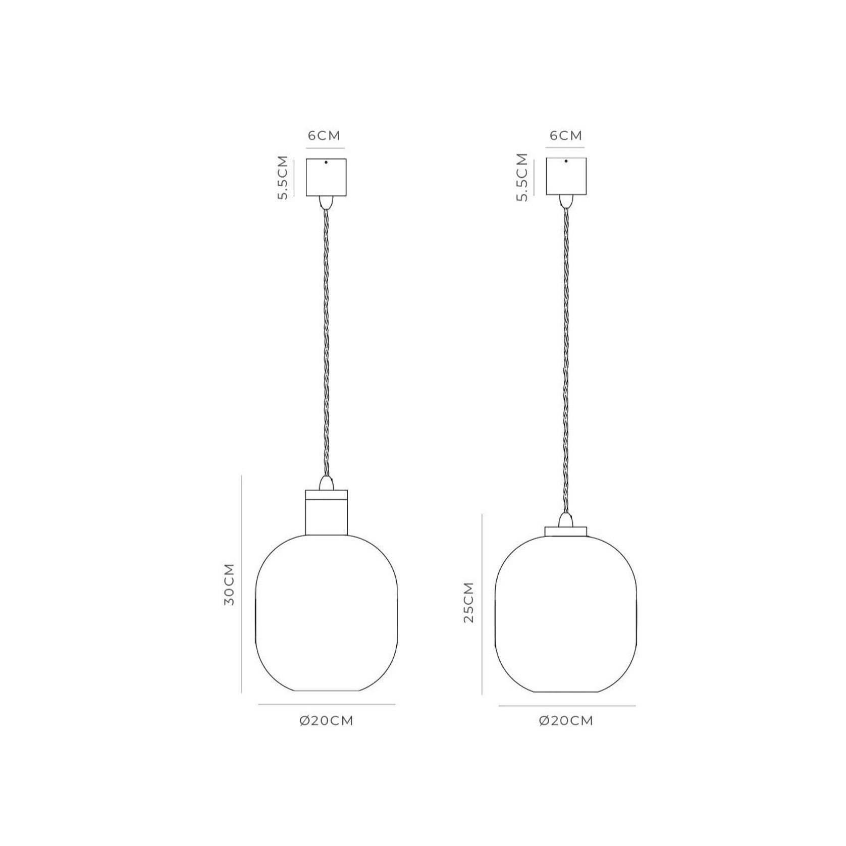Parlour Curve Pendant Light gallery detail image