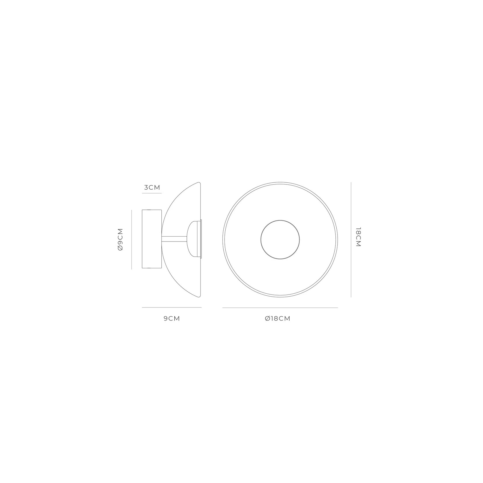 Dome Air Wall Light gallery detail image