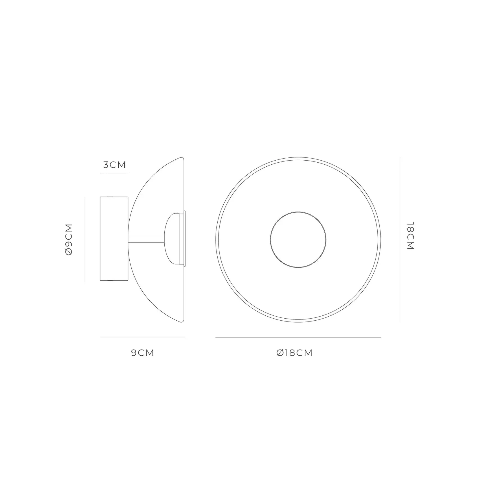 Dome Air Wall Light gallery detail image