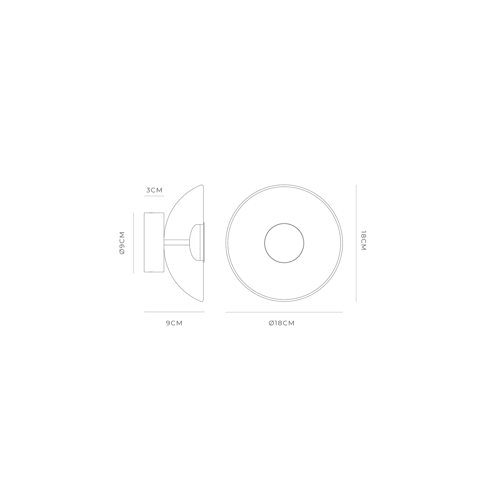 Dome Air Wall Light gallery detail image