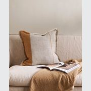 Baya Frankton Linen Cushion - Spice gallery detail image
