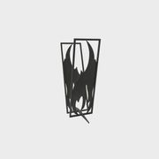 ALFRED RIESS Steel Log Rack - Flame gallery detail image