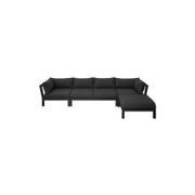 Newport Aluminium Outdoor Loveseat Sofa Set - 4PCS gallery detail image