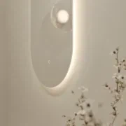 Lume LED Oval Bathroom Mirror | 1100 x 500 gallery detail image