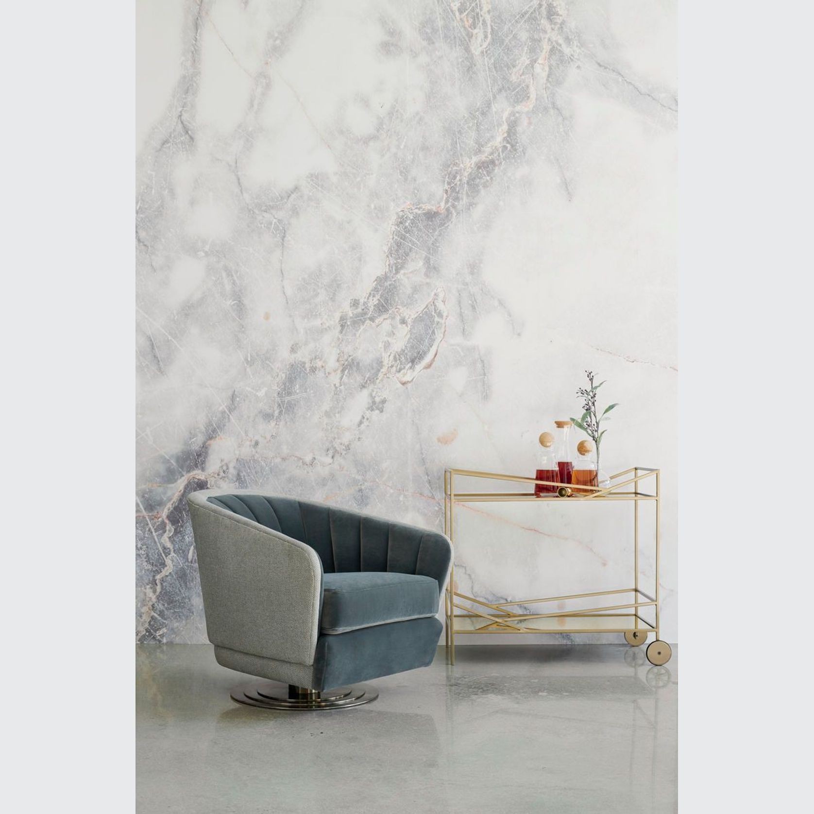 Modern Edge Concentric Swivel Chair gallery detail image