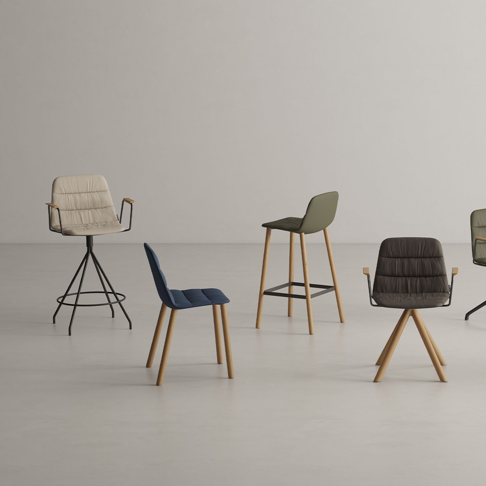 Maarten Bar Stool - Swivel gallery detail image