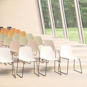 Maarten Plastic Chair - Sled gallery detail image