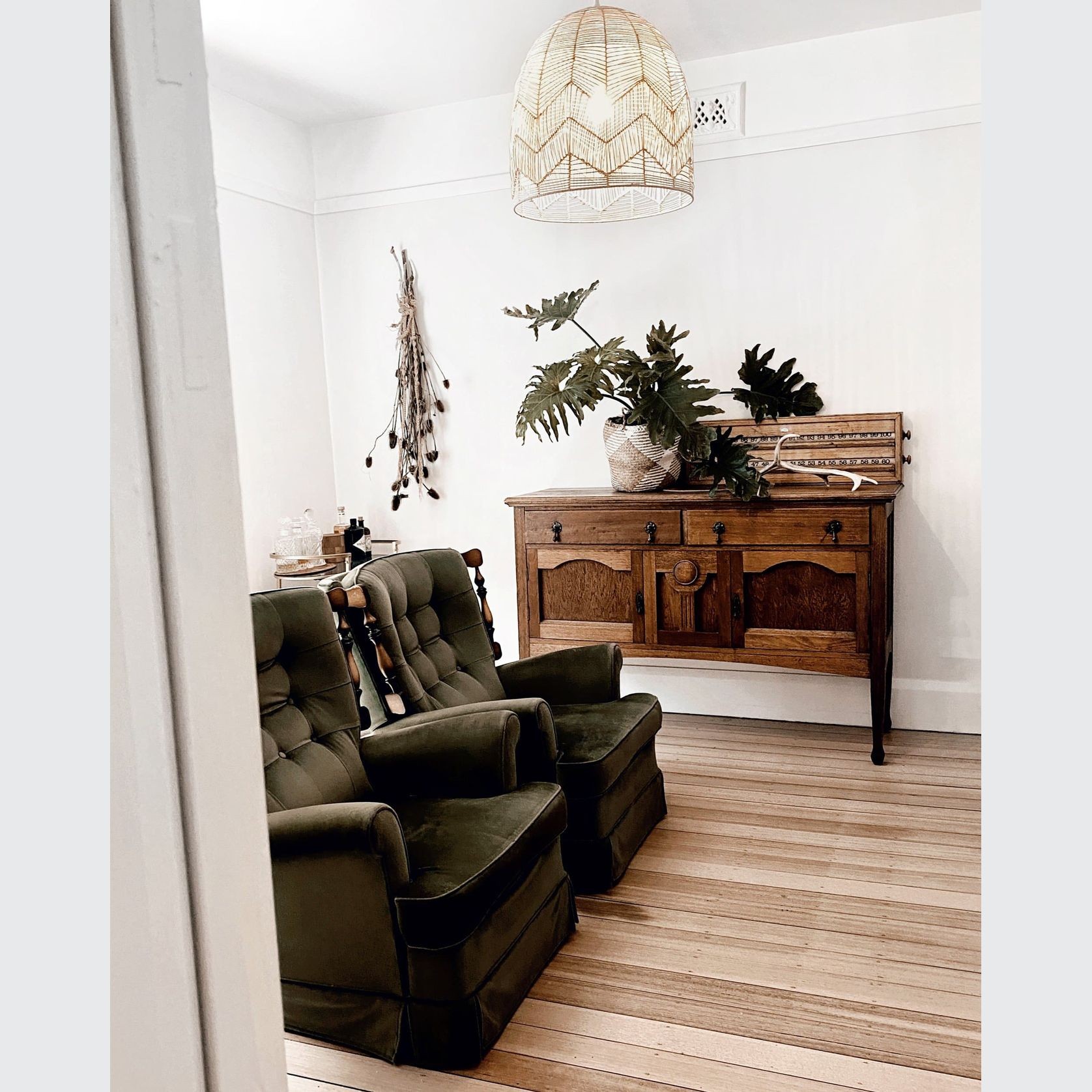 Natural Rattan Lace Pendant Light - Amalfi - 2 Sizes gallery detail image