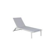 Malibu Sun Lounger | White gallery detail image