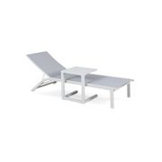 Malibu Sun Lounger | White gallery detail image