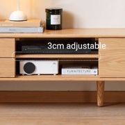 Malmo Natural Solid Oak Entertainment Unit Design Two gallery detail image