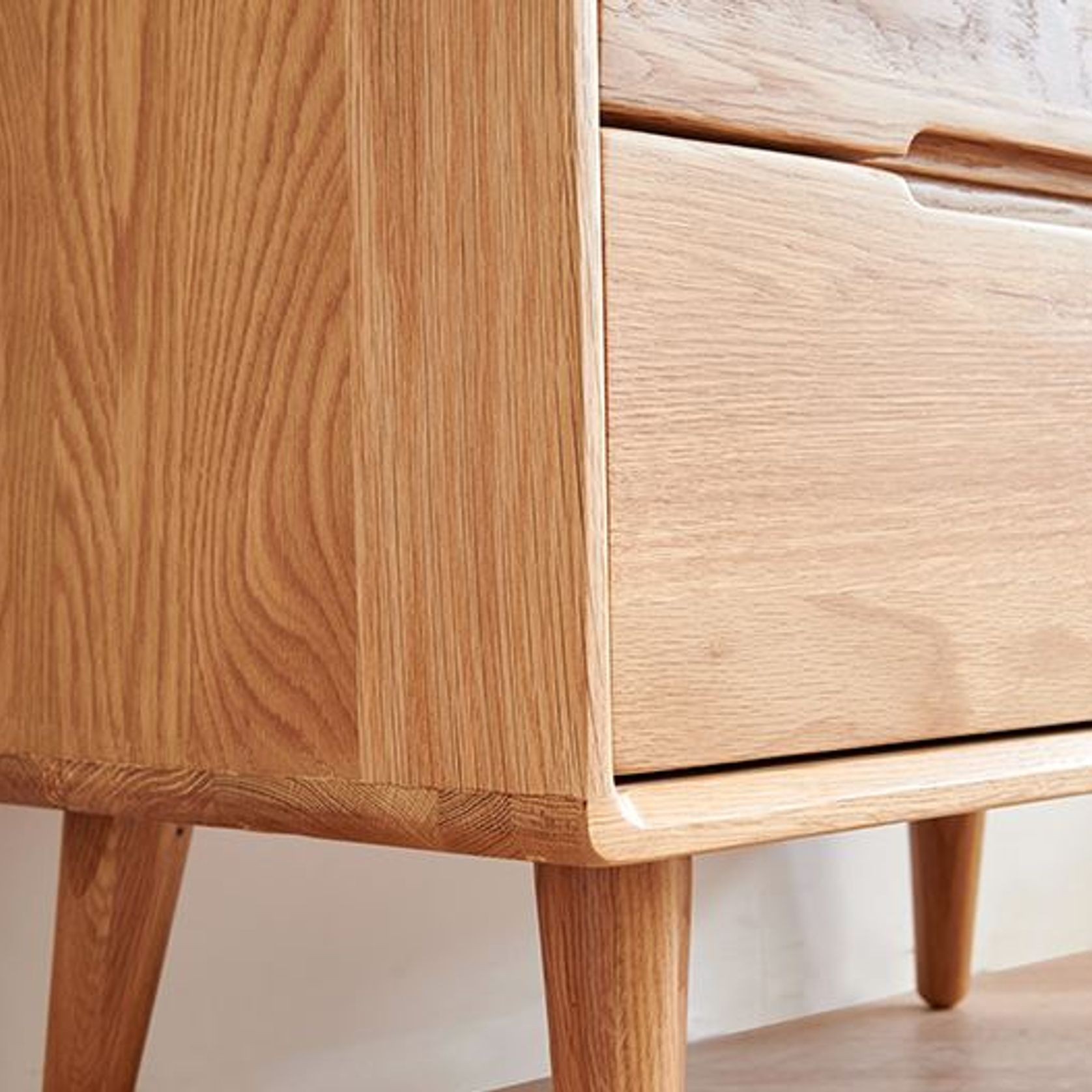 Malmo Natural Solid Oak 2+3 Chest Of Drawers gallery detail image