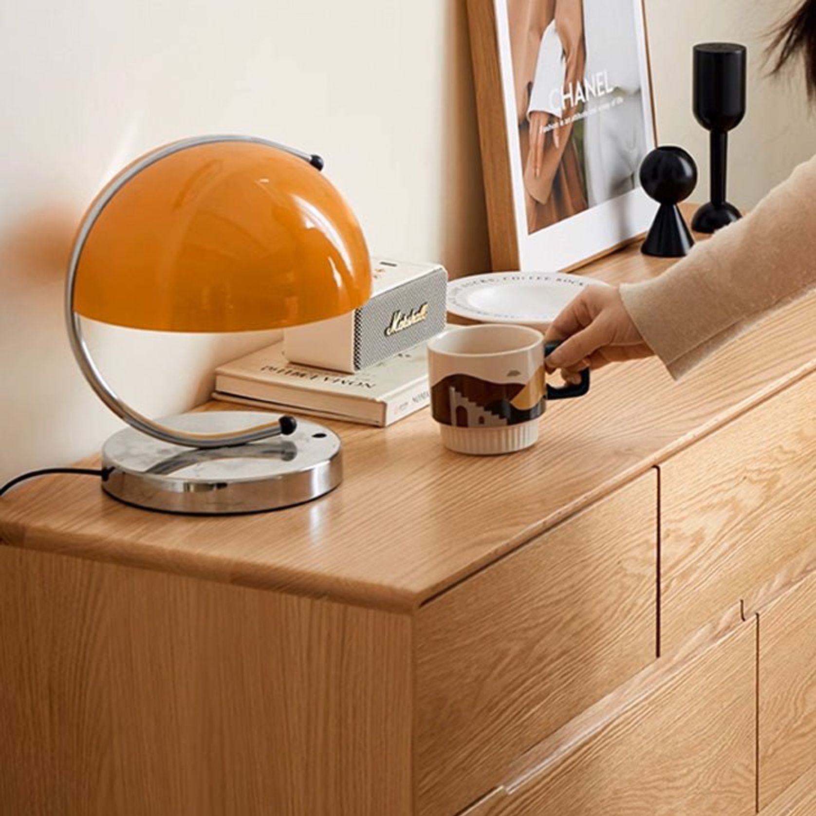 Malmo Natural Solid Oak 3+4 Chest of Drawers gallery detail image
