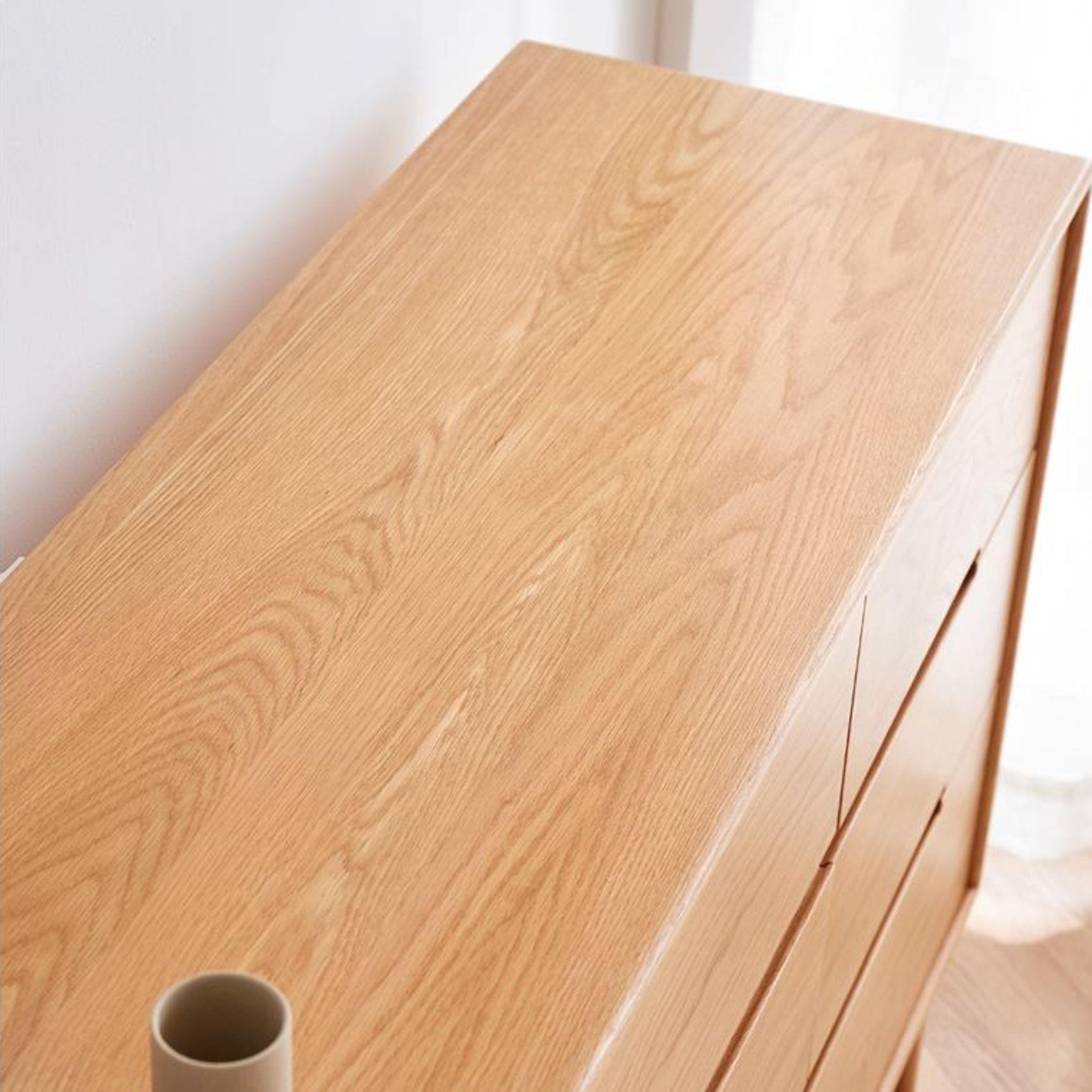 Malmo Natural Solid Oak Chest of 9 Drawers gallery detail image