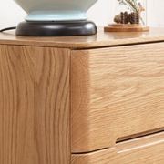 Manchester Natural Solid Oak Bedside Table gallery detail image