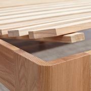 Berlin Natural Solid Oak Bed Frame gallery detail image