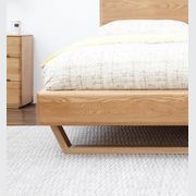 Manchester Natural Solid Oak Bed Frame gallery detail image