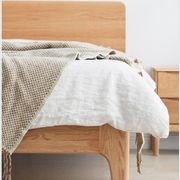 Berlin Natural Solid Oak Queen Size Bed gallery detail image