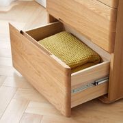 Manchester Natural Solid Oak Tall Boy Drawers gallery detail image