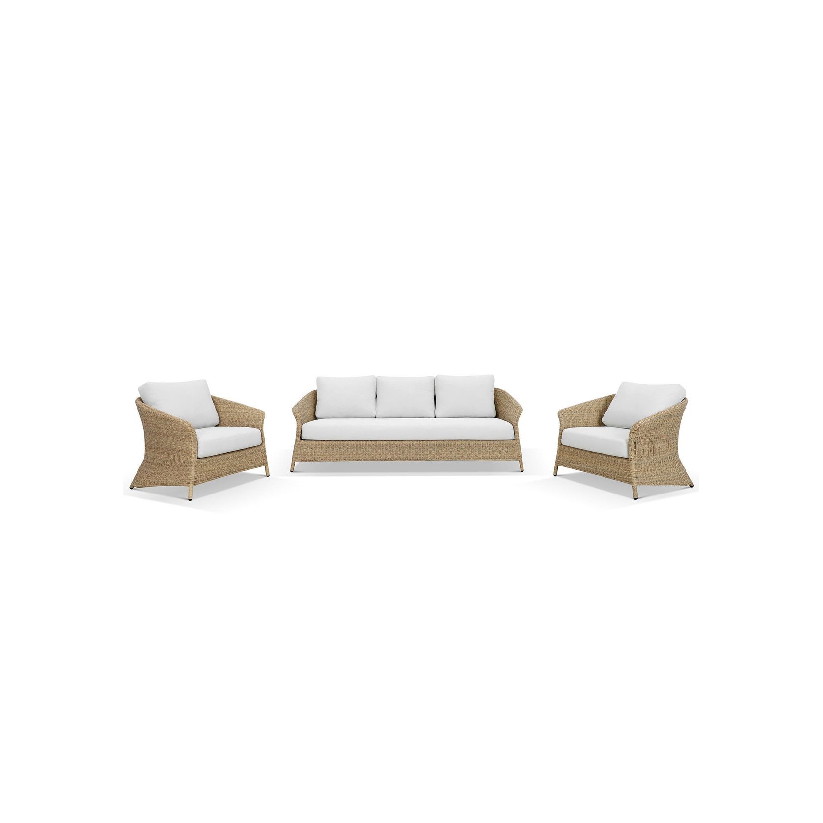 Marmaris 3pc Outdoor Lounge Setting gallery detail image