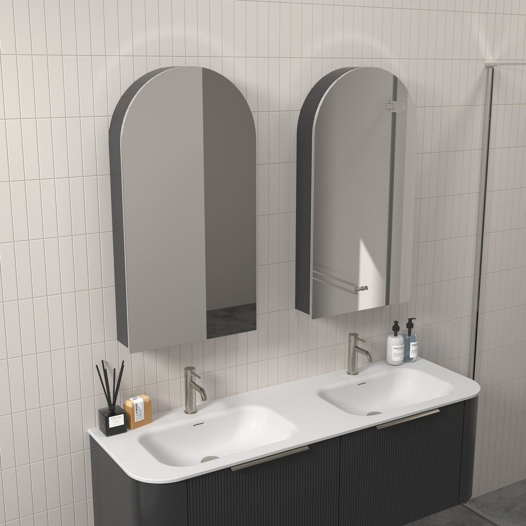 Code Neo Arch Mirror Cabinet Range gallery detail image