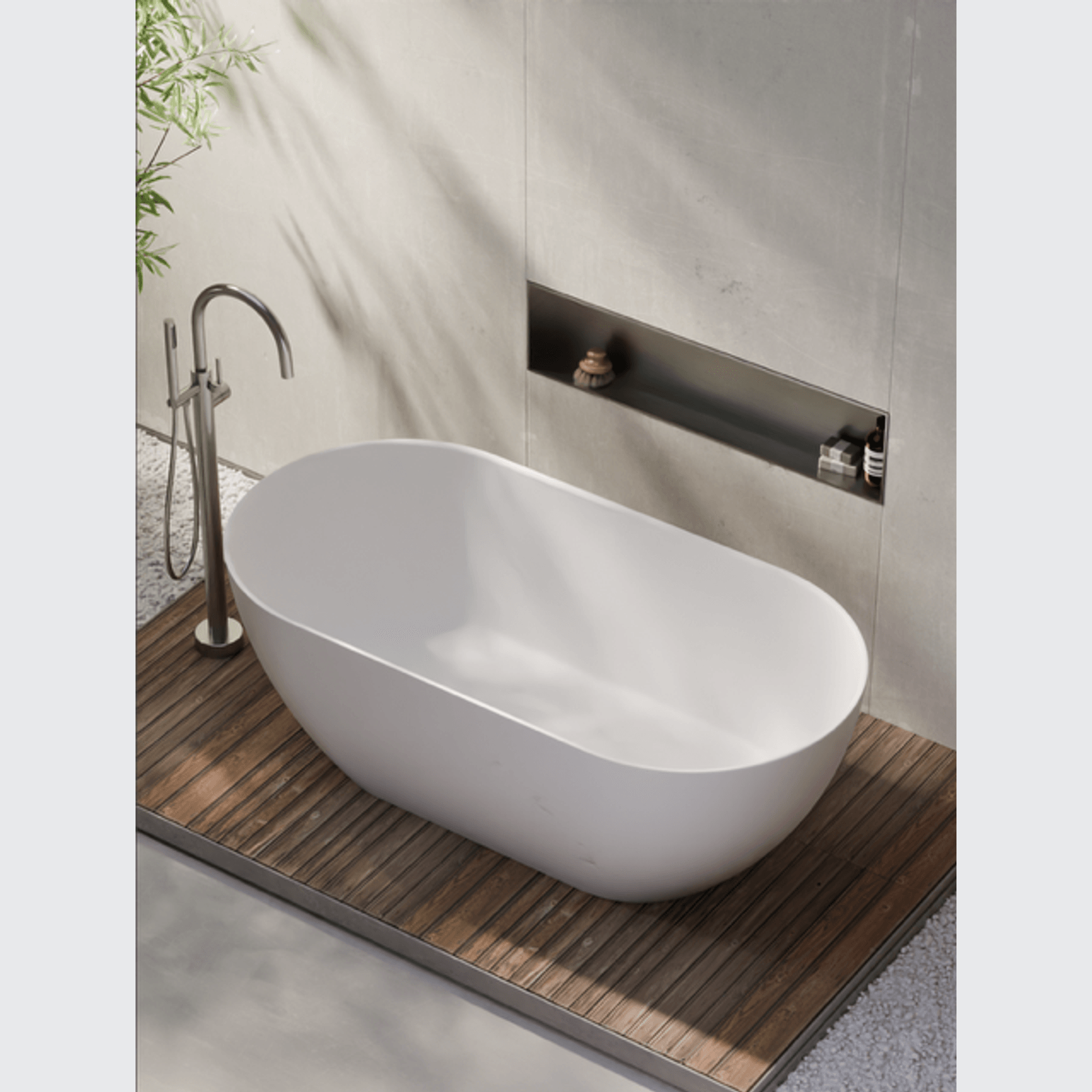 Villastone Halo 1500 Freestanding Bath gallery detail image