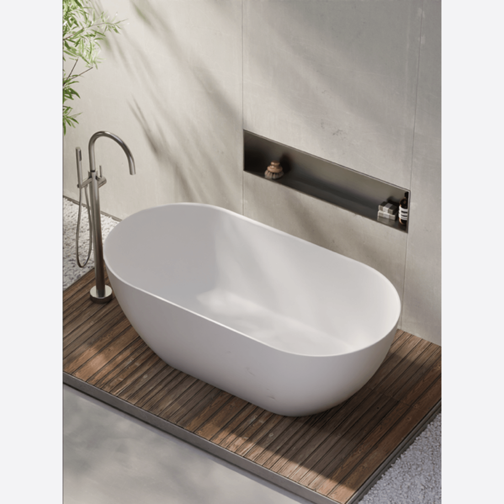 Villastone Halo 1500 Freestanding Bath gallery detail image