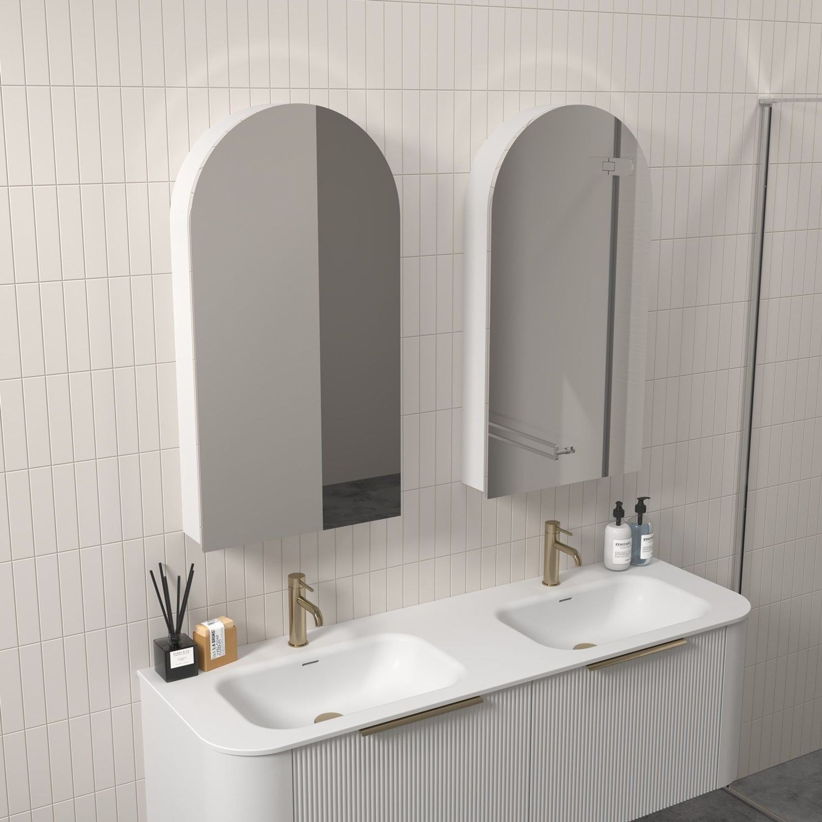 Code Neo Arch Mirror Cabinet Range gallery detail image