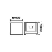 Buzz Outdoor Wall Light 2x5W gallery detail image