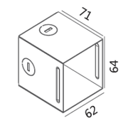 Square Halo Foot Light gallery detail image